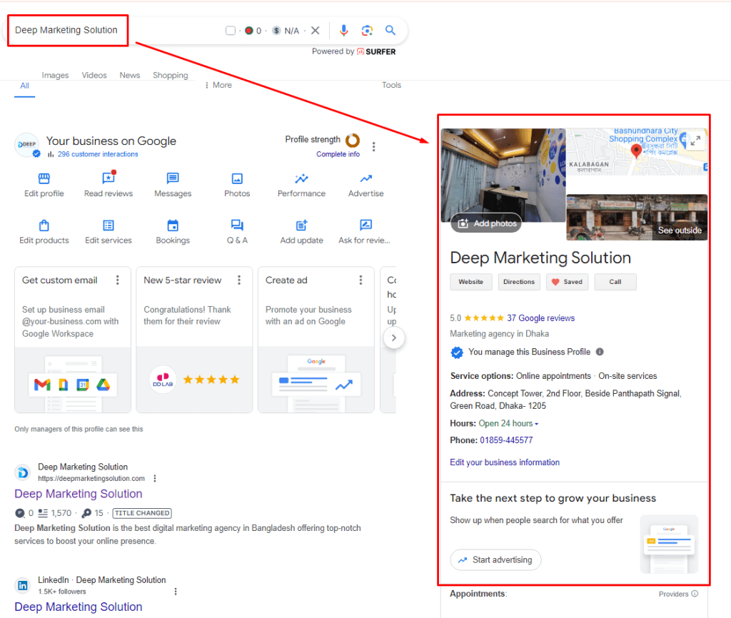 deep marketing solution - local seo expert in bangladesh